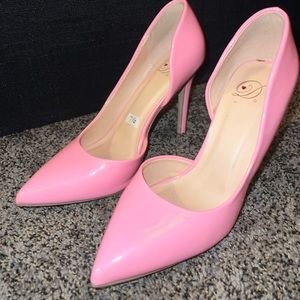 Brand new never worn Barbie pink heels!